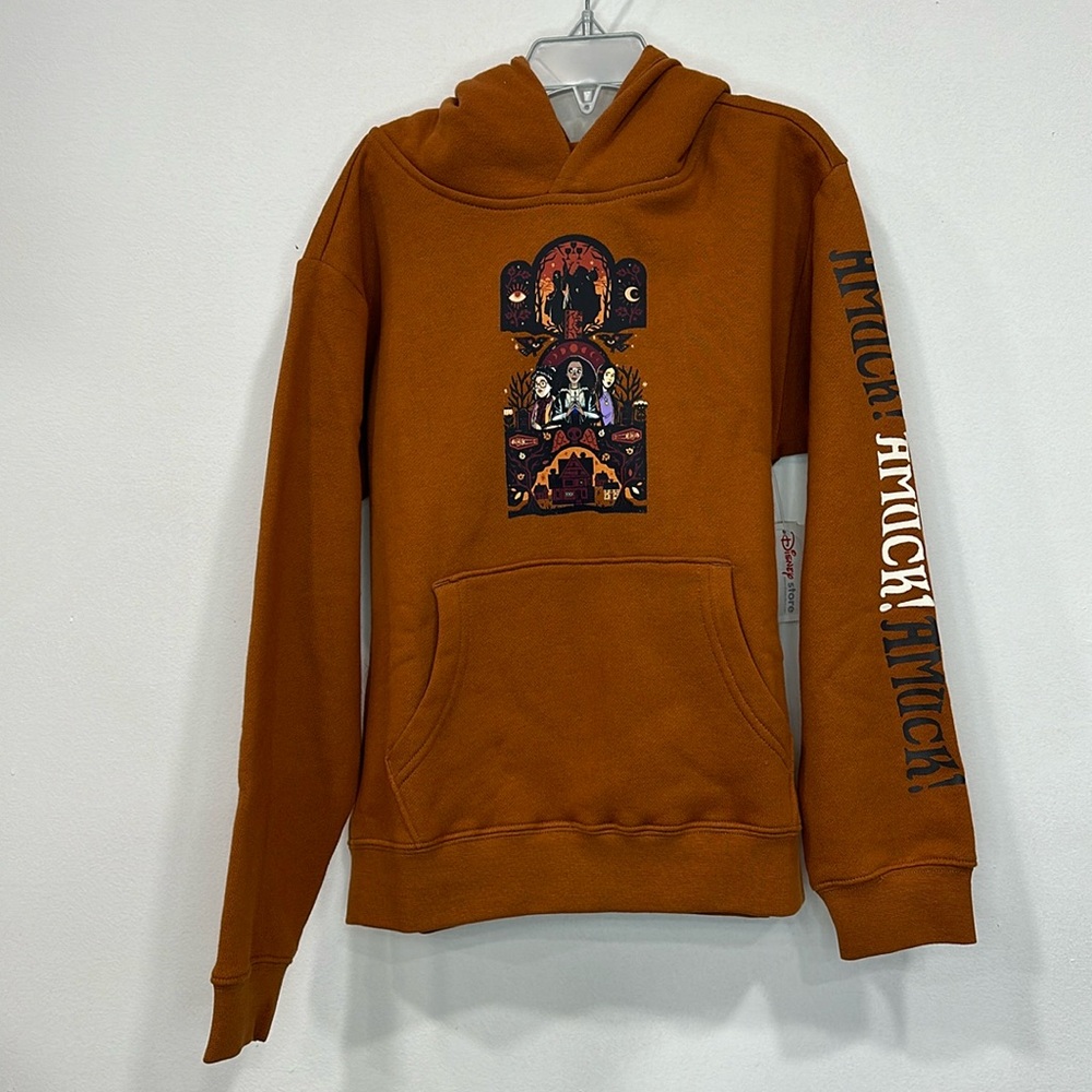 Hocus Pocus AMUCK Halloween Hoodie Hooded Sweatshirt Disney Parks Girls 7/8 NEW
